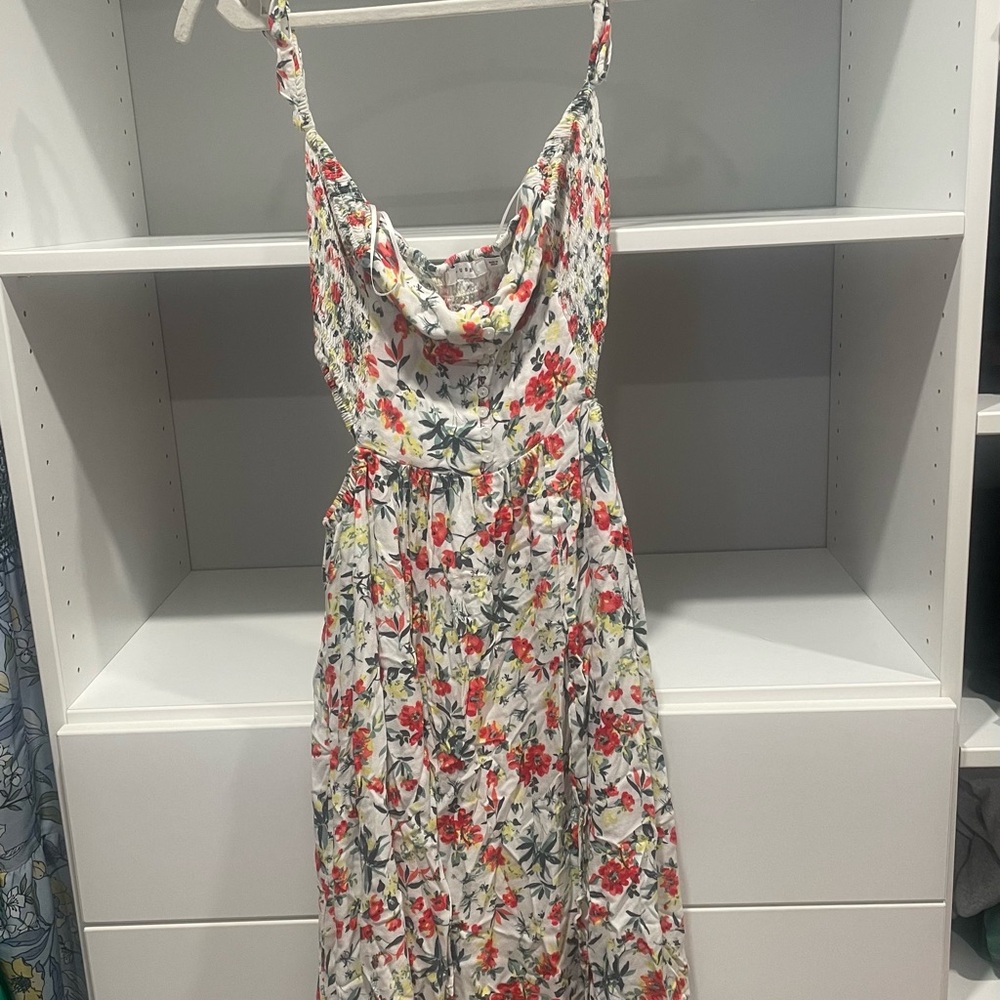 Lulu's Floral High Low Dress